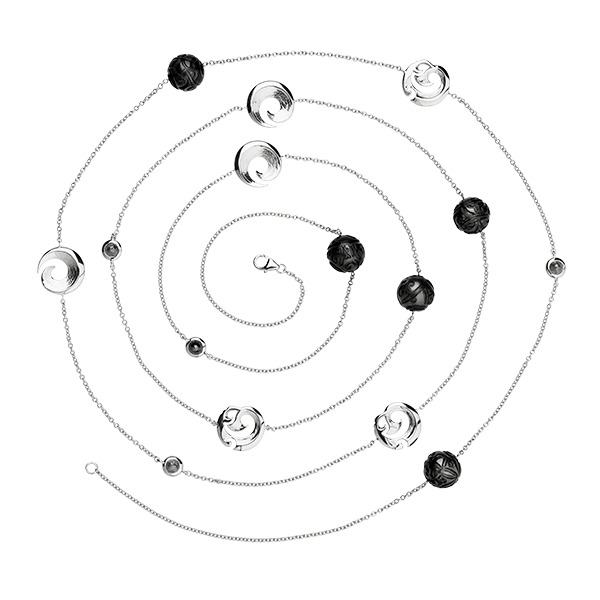 Palawan Ketten vor Palme