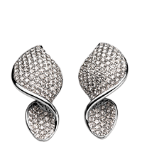 Tubbataha Reef earrings with white diamonds